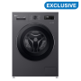 LG 8KG Front Loader Inverter Direct Drive With Steam Black Finish F2Y1TYP6J