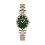 Womens Two-tone Gold & Silver Oval Watch