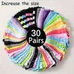 5 20 Pairs Girls Short Socks Comfy Breathable Sweat Resistant Anti-odor Socks For Spring Summer