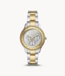 Fossil Stella Sport Multifunction Two-tone Stainless Steel Women's Watch ES5107