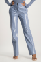 Miya Vinyl Straight Leg Pant - Blue - XS