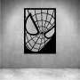 Spiderman Face - Matt Silver / L 400 X H 600MM