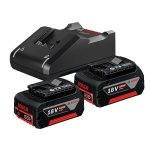 Bosch 2 X Gba 18V 4.0AH + Gal 18V-40 Professional Starter Set
