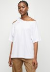 Superbalist Asymmetrical Tee With Sleeve - White