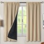 Vintage-inspired 100% Blackout Curtain Panel - Light-filtering Thermal Insulated Rod Pocket Drapery For Bedroom And Varied Rooms Artistic Decorative Woven Polyester Single Panel