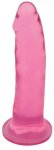 8 Inch Slim Stick Cherry Ice Dildo