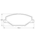 Kbc Brake Pads Front For Vw Polo