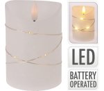 7LED Candle White 7X10CM