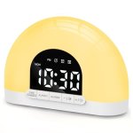 Wake Up Light Sunrise Alarm Clock For Kids Adults Heavy Sleepers Bedroom Sunlight Alarm Clock With Sunrise Simulation Dual Alarm