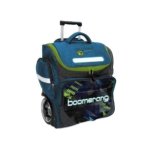 Boomerang Bigwheel Trolley Backpack -teal Print