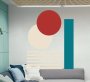 Geometric Wall Sticker Geometric Forms Composition