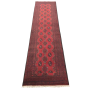 293 X 80CM Hand Made Sangria Red Afghan Akche Runner Rug