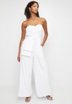 Sweetheart Bow Detail Jumpsuit - White