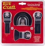 Craft Quick Change Oscilating Floor Working Accessory Kit 4PC