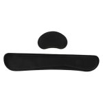 Coolhiya Memory Foam Wrist Rest Set For Keyboard And Mouse Ergonomic Wrist Support Pad For Office And Gaming Comfort 17.32X2.95X