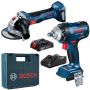 Bosch - Cordless Impact Wrench & Angle Grinder With 2.0AH Battery & Charger