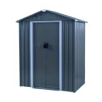 Outdoor Metal Garden Storage Shed With Double Doors