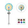 Large Wind Spinners Garden Pinwheel Windmill With Solar Light