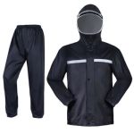 Wooswen Men's Raincoat Set Rainproof Mask Raincoat Rain Gear For Men Waterproof XL 1 Pcs