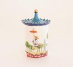Blue Lid Chinese Ceramic Holder – 14X9CM