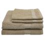 Eqyptian Collection Towel -440GSM -2 Guest Towels 2 Bath Sheets -pebble