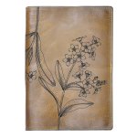 Genuine Leather Forget Me Not Notebook – A4 – My Sarie Marais