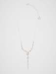 Perrie Pave Drop Necklace - 0 Silver crystal