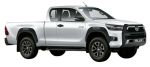 Toyota Hilux Extra Cab 2.8GD6 2021-DATE Tg Seat Covers