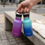 350ML Stainless Steel Sports Water Bottle - Blue