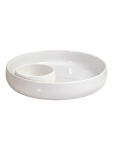 Versatile White Ceramic Serving Bowl 31CM - None None