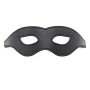 Kom Waire Black Leather Costume Eye Mask Masquerade Mask For Halloween Carnival Prom Ball And Cosplay BLACK-3