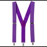 Purple Adult Suspenders