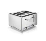 Swan 4 Slice Classic Stainless Steel Toaster