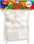 Dala Assorted Bits & Pieces Foam Shapes 18 Pack
