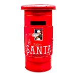 Santa English Mailbox 24X24X45CM
