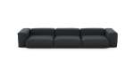 Three Module Sofa - Linen - Anthracite - 377CM X 115CM