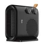 Swan Vertical Or Horizontal Stealth Fan Heater Black