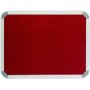 Parrot Info Board With Aluminium Frame 3000 X 1200MM Burgundy