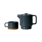 Solitaire Nature Teapot With Cup & Infuser Blue