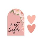 Small Sticker Set - Met Liefde Pienk