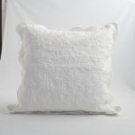 Cream Computer Stitch Cushion Cover Only