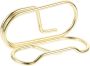 Metal Business Card Holder For Desk Desktop Cards Storage Holder With Gold