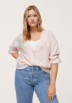 Plus Cardigan Estrella - Light Pastel Pink