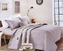 4 Piece King Size Pre-washed Quilt Set Polyester Material - Blushing Pink