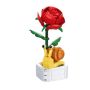 178 Piece - Snail Rose Succulent Building Block Flower Pot - Yellow