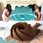 Versatile Silicone Cake Mold - Nonstick Perfect For Gelatin & Mousse Ideal For Weddings Halloween Christmas Easter - Essential K
