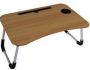 Unique Black Oak Multifunctional Foldable Laptop Desk