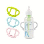Silicone Bottle Handle For Narrow Bottle Easy Grip Handle Bpa-free Soft Silicone