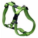 Rogz Utility Reflective H-harness - Fanbelt Large Lime Green