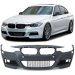 Bmw F30 3 Series M-sport Front Bumper Set W washer Holes + Pdc Holes 12-19